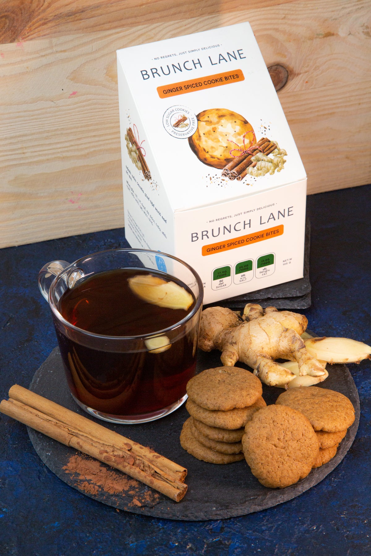 Brunch Lane Cookie Bites - Ginger