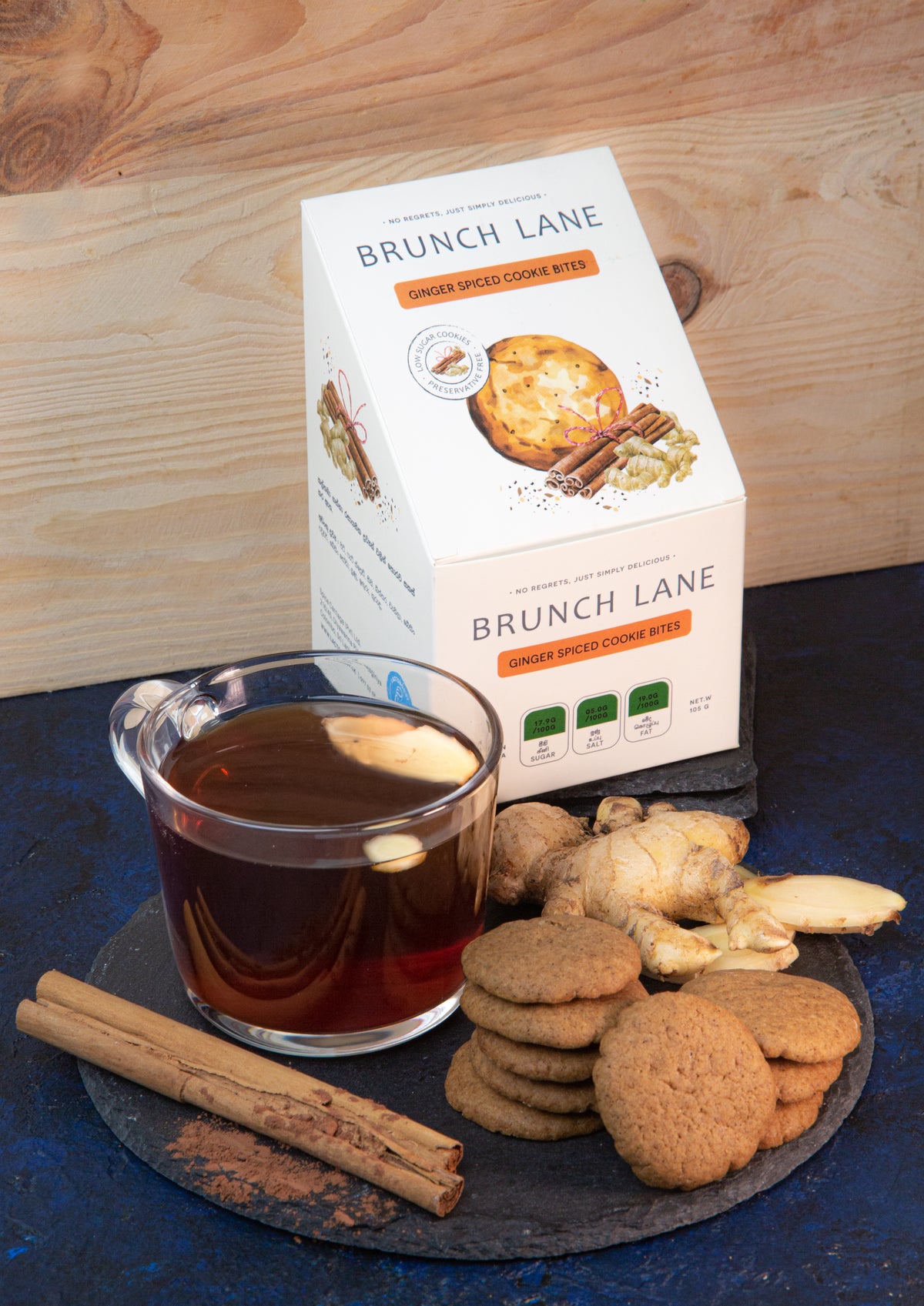 Brunch Lane Cookie Bites - Ginger