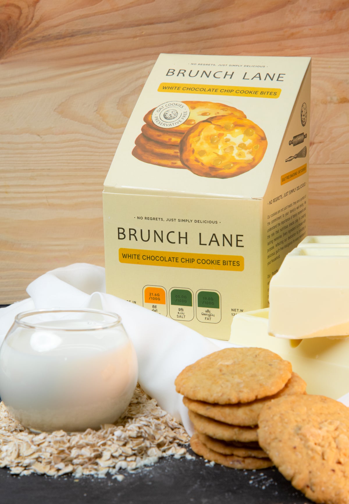 Brunch Lane Cookie Bites - White Chocolate